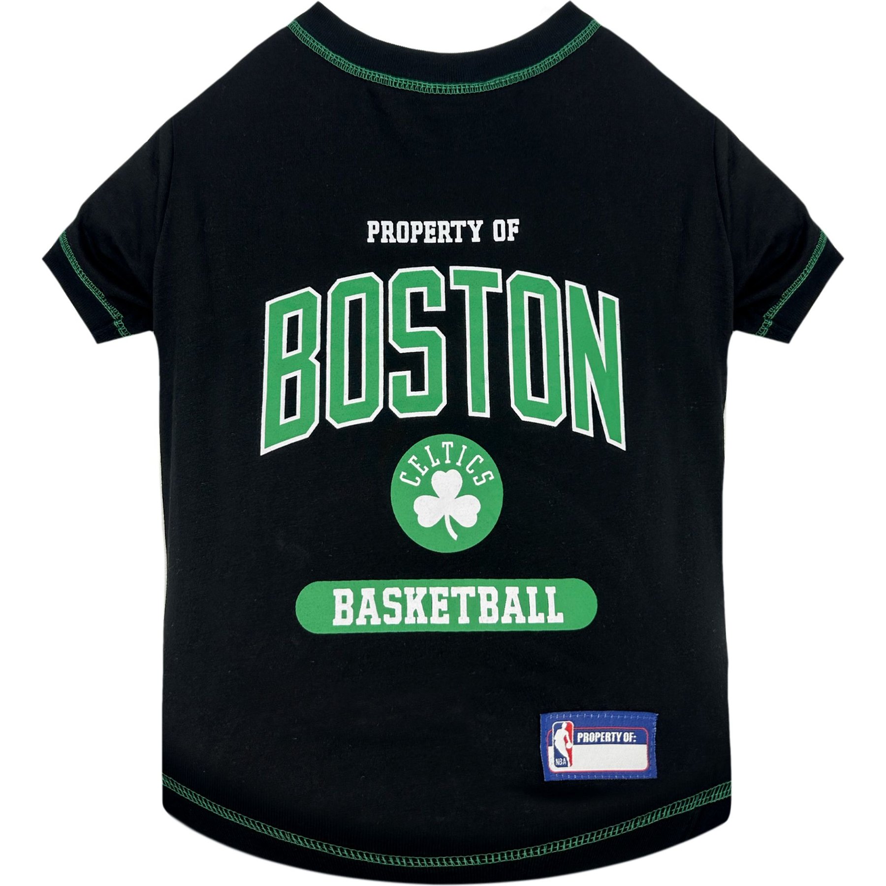Pets First NBA Boston Celtics Dog & Cat Tee Shirt, Medium