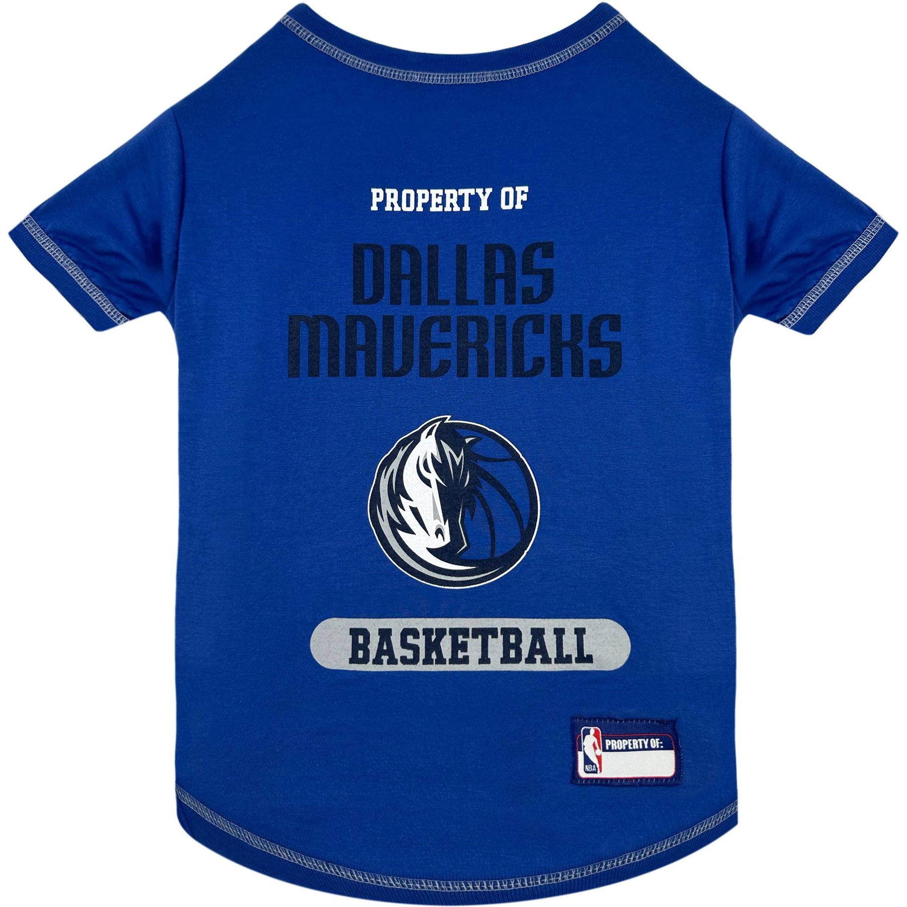 Pets First NBA Dallas Mavericks Dog & Cat Tee Shirt, Medium