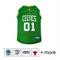 Show in main carousel: Pets First NBA Dog & Cat Mesh Jersey, Boston Celtics, Large slide 1 of 9