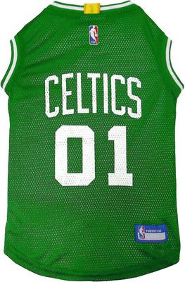 Show full view: Pets First NBA Dog & Cat Mesh Jersey, Boston Celtics, Small slide 6 of 8