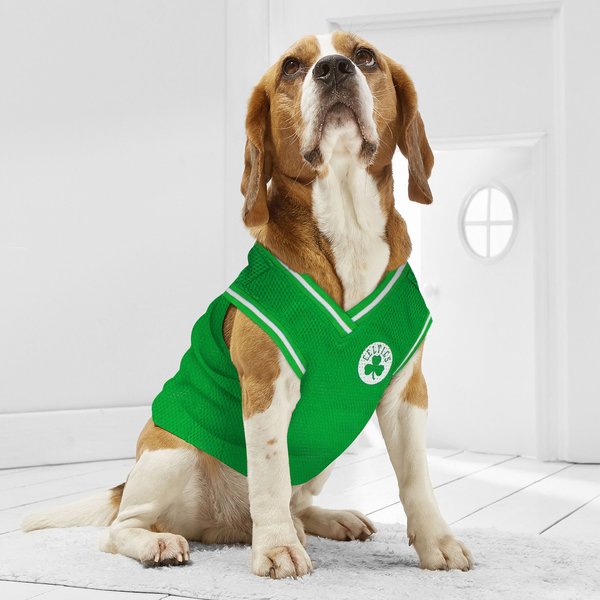 Pets First NBA Dog & Cat Mesh Jersey, Boston Celtics