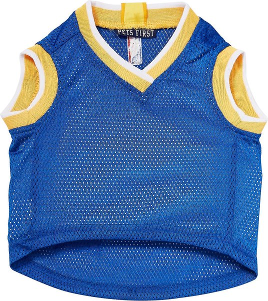 Show full view: Pets First NBA Dog & Cat Mesh Jersey, Golden State Warriors, X-Large slide 3 of 9