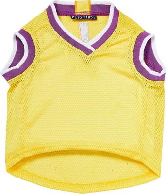 Show full view: Pets First NBA Dog & Cat Mesh Jersey, Los Angeles Lakers, Medium slide 4 of 10