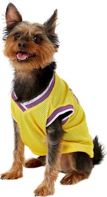 Show full view: Pets First NBA Dog & Cat Mesh Jersey, Los Angeles Lakers, Medium slide 5 of 10