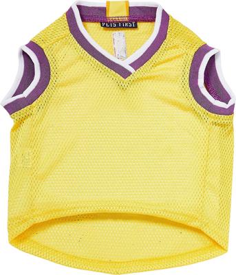 Show full view: Pets First NBA Dog & Cat Mesh Jersey, Los Angeles Lakers, Small slide 3 of 10