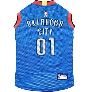 Pets First NBA Dog & Cat Mesh Jersey, OKC Thunder, X-Large