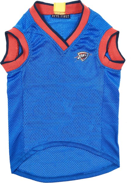 Show full view: Pets First NBA Dog & Cat Mesh Jersey, OKC Thunder, X-Large slide 2 of 5