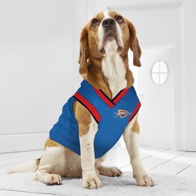 Show full view: Pets First NBA Dog & Cat Mesh Jersey, OKC Thunder, X-Large slide 6 of 6