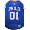 Show in main carousel: Pets First NBA Dog & Cat Mesh Jersey, Philadelphia 76ers, Small slide 4 of 6