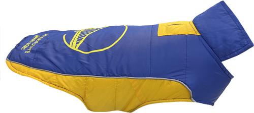 Show full view: Pets First NBA Golden State Warriors Dog & Cat Puffer Vest, Large slide 3 of 6