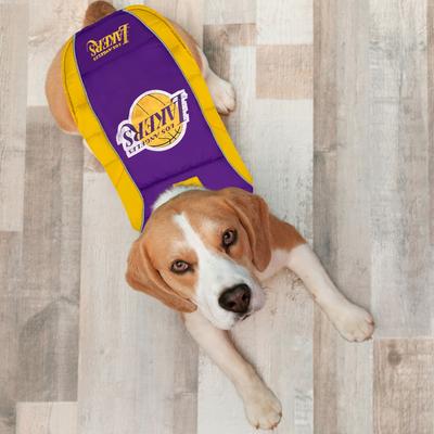 Show full view: Pets First NBA La Lakers Dog & Cat Puffer Vest, Medium slide 6 of 8
