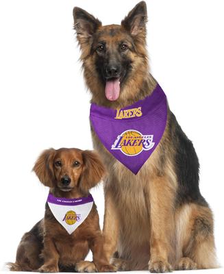 Show full view: Pets First NBA La Lakers Reversible Dog & Cat Bandana, XX-Large slide 5 of 5