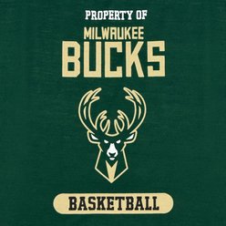 Pets First NBA Milwaukee Bucks Dog & Cat Tee Shirt, Small slide 2 of 5