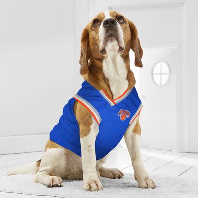 Show full view: Pets First NBA New York Knicks Basketball Dog & Cat Mesh Jersey, Medium slide 5 of 6