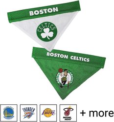 Pets First NBA Reversible Dog & Cat Bandana, Boston Celtics, Small/Medium