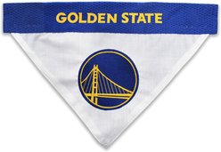 Pets First NBA Reversible Dog & Cat Bandana, Golden State Warriors, Small/Medium slide 2 of 4