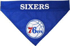 Pets First NBA Reversible Dog & Cat Bandana, Philadelphia 76ers, Small/Medium slide 2 of 4