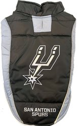 Pets First NBA San Antinio Spurs Dog & Cat Puffer Vest, Large