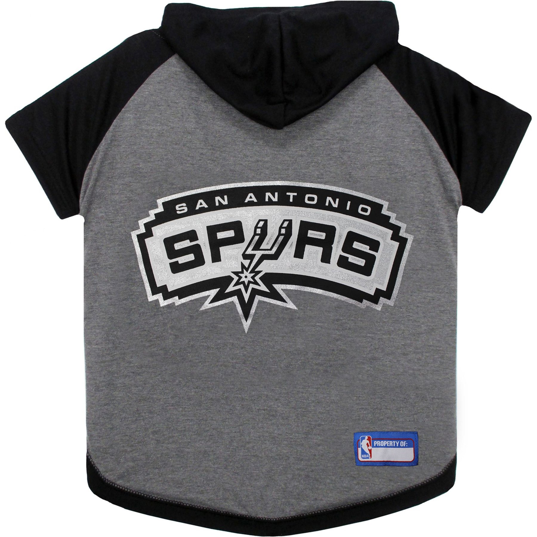 Pets First NBA San Antonio Spurs Dog & Cat Hoodie Tee Shirt, Large