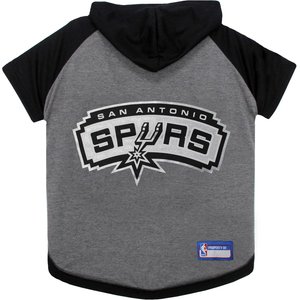 Pets First NBA San Antonio Spurs Dog & Cat Hoodie Tee Shirt, X-Small