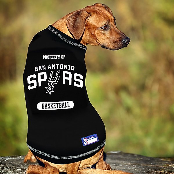 Show full view: Pets First NBA San Antonio Spurs Dog & Cat Tee Shirt, Large slide 5 of 5