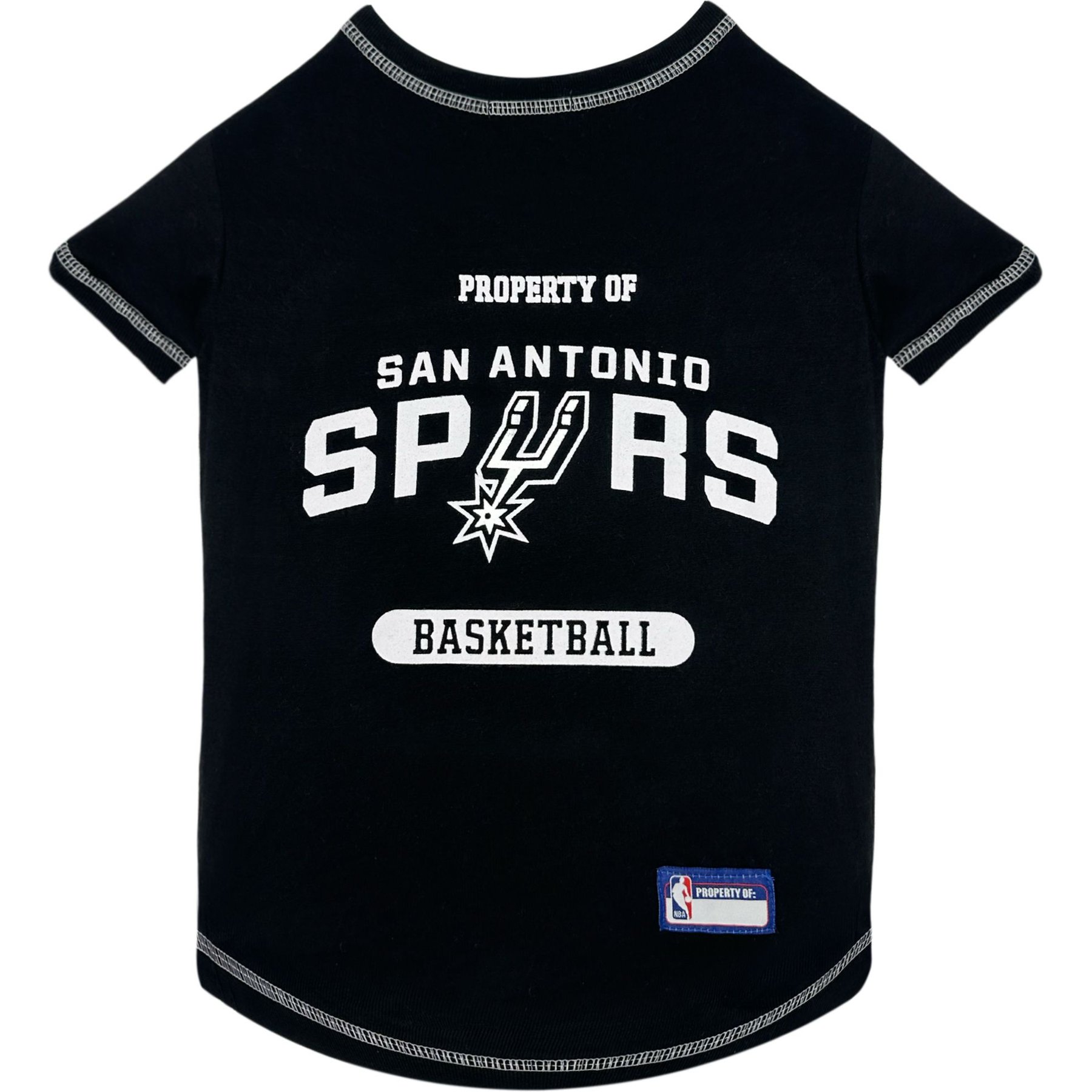 Pets First NBA San Antonio Spurs Dog & Cat Tee Shirt, Medium