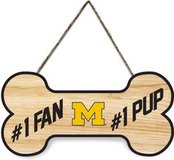 Pets First NCAA #1 Fan #1 Pup Sign, Michigan Wolverines