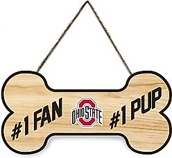 Pets First NCAA #1 Fan #1 Pup Sign, Ohio State Buckeyes