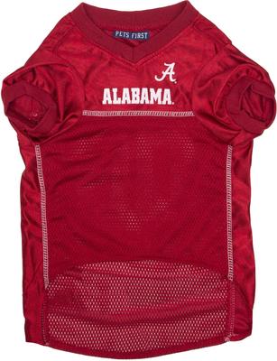 Show full view: Pets First NCAA Alabama Crimson Tide Dog & Cat Jersey, 3X-Large slide 2 of 4