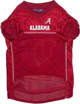 Show full view: Pets First NCAA Alabama Crimson Tide Dog & Cat Jersey, Large slide 3 of 9