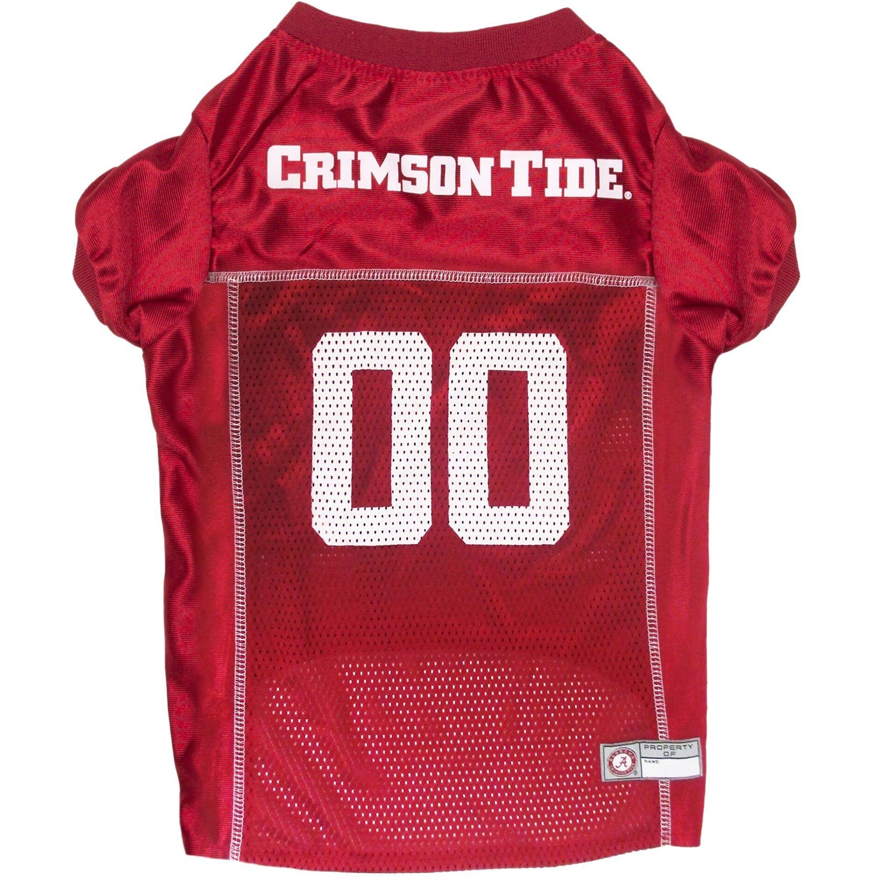 Pets First NCAA Dog & Cat Mesh Jersey, Alabama Crimson, X-Large