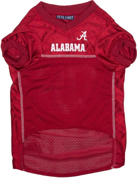 Show full view: Pets First NCAA Alabama Crimson Tide Dog & Cat Jersey, XX-Large slide 3 of 9