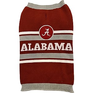 Pets First NCAA Alabama Dog & Cat Sweater, Medium