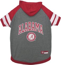 Pets First NCAA Alabama Hoodie Dog & Cat Tee Shirt, Large