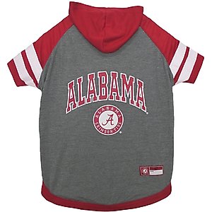 Pets First NCAA Alabama Hoodie Dog & Cat Tee Shirt, Medium