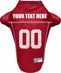 Pets First NCAA Personalized Dog Jersey, Alabama Crimson Tide, Small