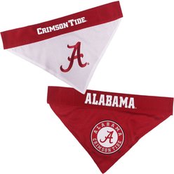 Pets First NCAA Alabama Reversible Dog & Cat Bandana, XX-Large
