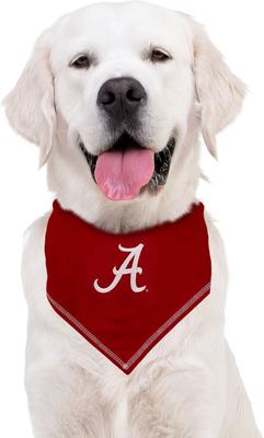 Show full view: Pets First NCAA Alabama Tie Around Dog & Cat Bandana, Large/X-Large slide 4 of 6