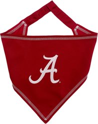 Pets First NCAA Alabama Tie Around Dog & Cat Bandana, Small/Medium