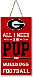 Pets First NCAA "All I Need Is My Pup & Football", Georgia Bulldogs