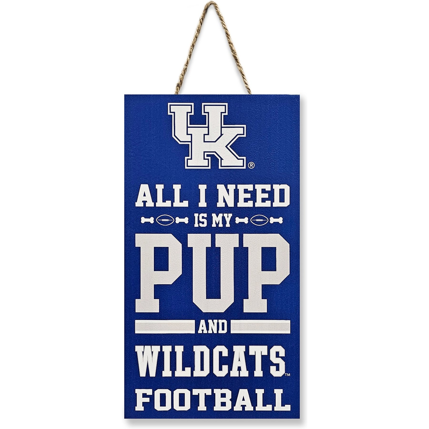 Pets First NCAA "All I Need Is My Pup & Football", Kentucky Wildcats