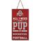 Show in main carousel: Pets First NCAA "All I Need Is My Pup & Football", Ohio State Buckeyes slide 1 of 2