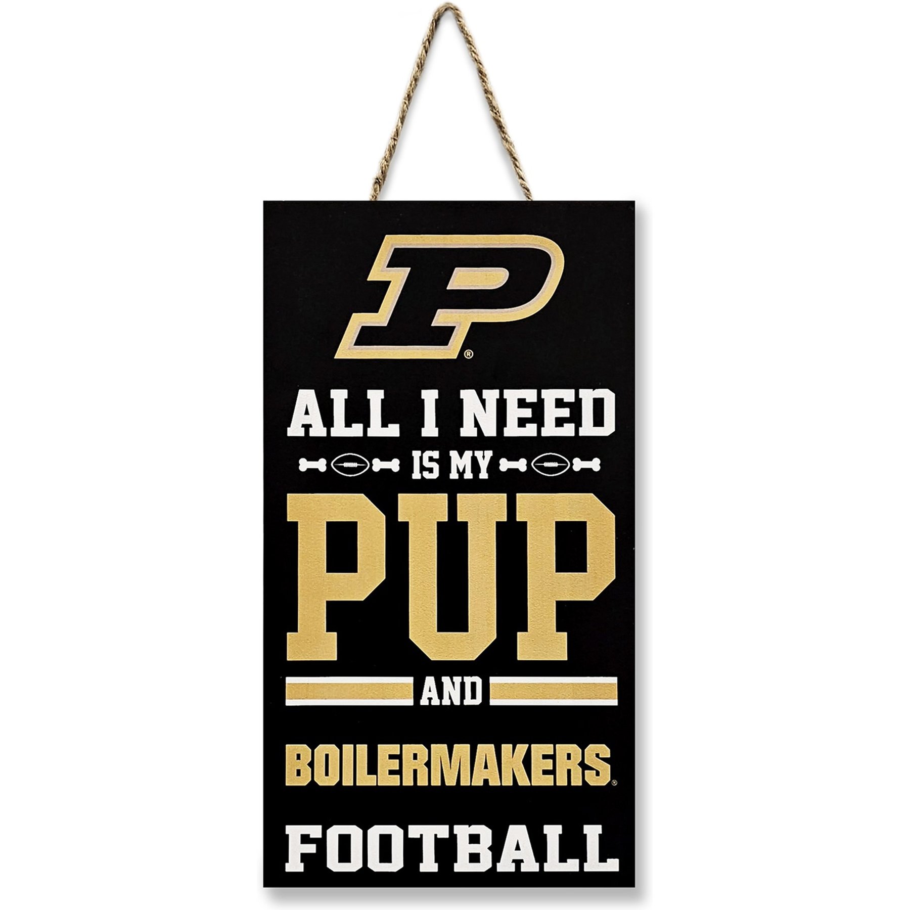 Pets First NCAA "All I Need Is My Pup & Football", Purdue Boilermakers