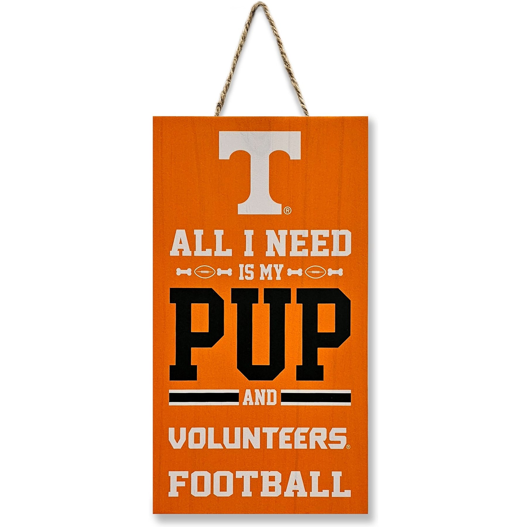Pets First NCAA "All I Need Is My Pup & Football", Tennessee Volunteers