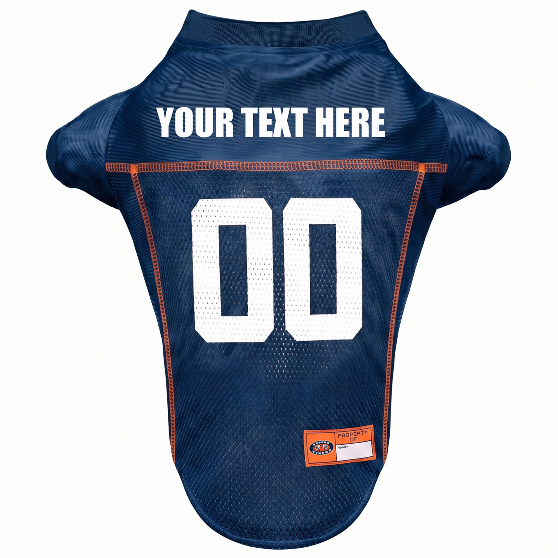 Pets First NCAA Auburn Personalized Dog Jersey, Large