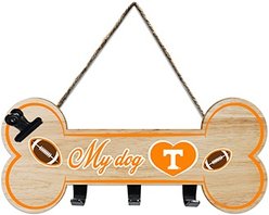 Pets First NCAA Bone Shape Sign with Hooks, Tennessee Volunteers