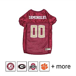 Pets First NCAA Dog & Cat Jersey, Florida State, Medium