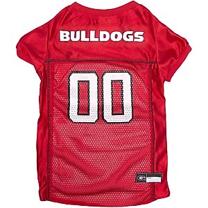 Pets First NCAA Dog & Cat Jersey, Georgia Bulldogs, Small
