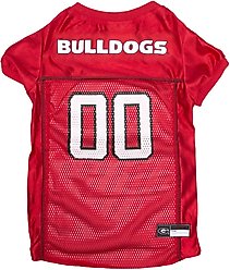 Pets First NCAA Dog & Cat Jersey, Georgia Bulldogs, X-Large
