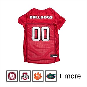 Pets First NCAA Dog & Cat Jersey, Georgia Bulldogs, XX-Large